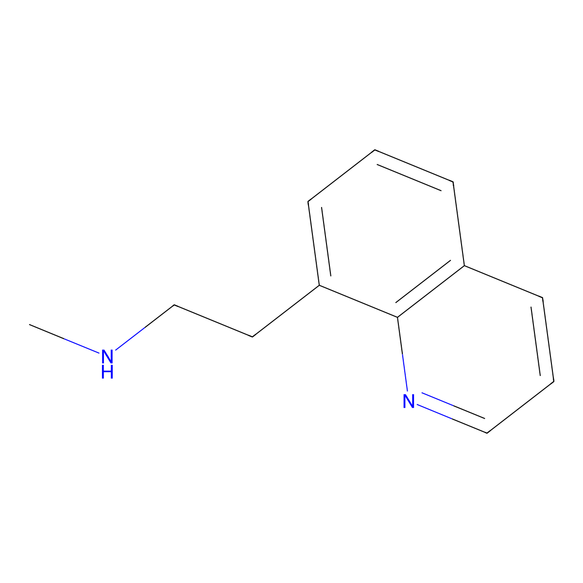 N-Methyl-2-(quinolin-8-yl)ethan-1-amine molecular structure, CAS 1249108-97-1