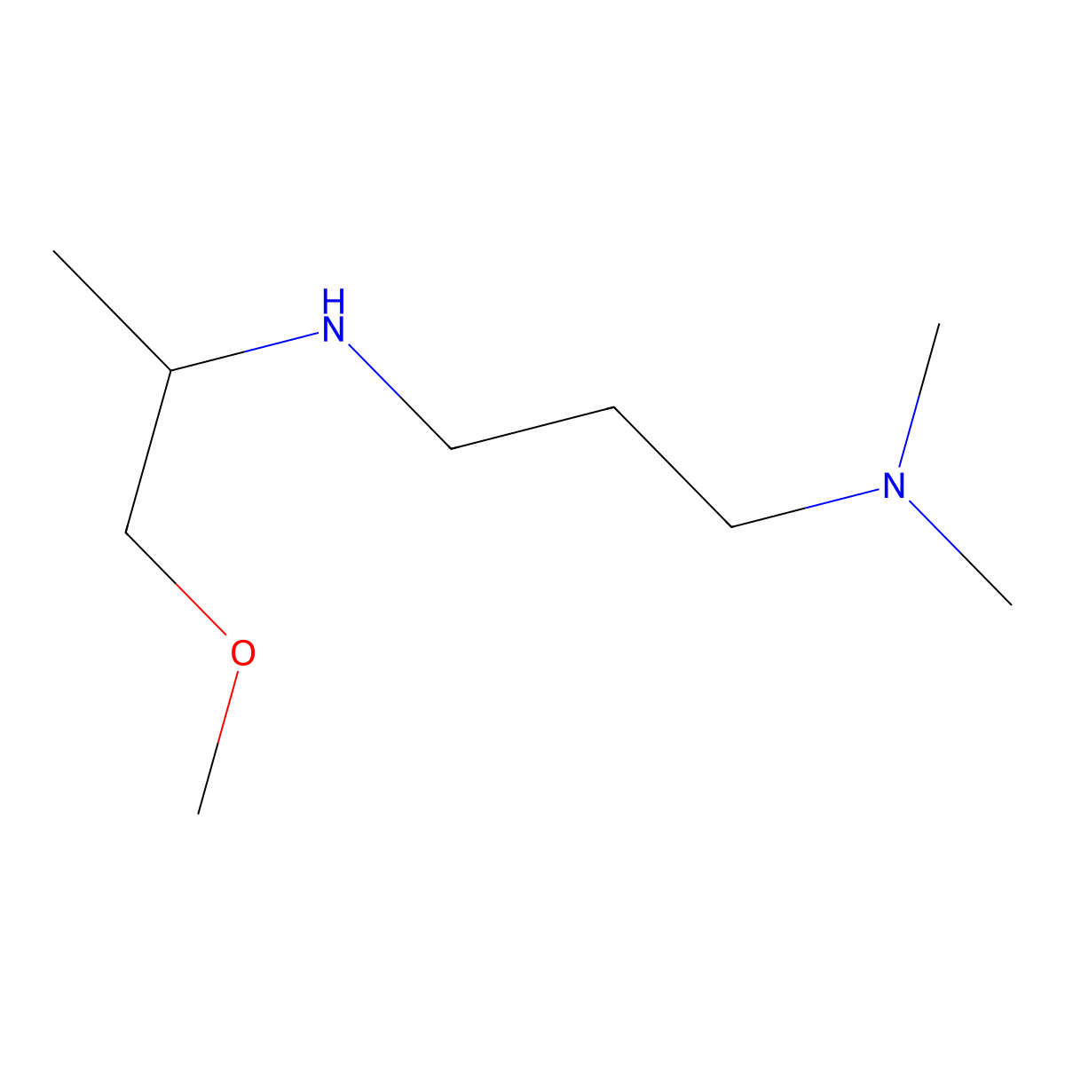 [3-(Dimethylamino)propyl](1-methoxypropan-2-yl)amine molecular structure, CAS 1249112-20-6