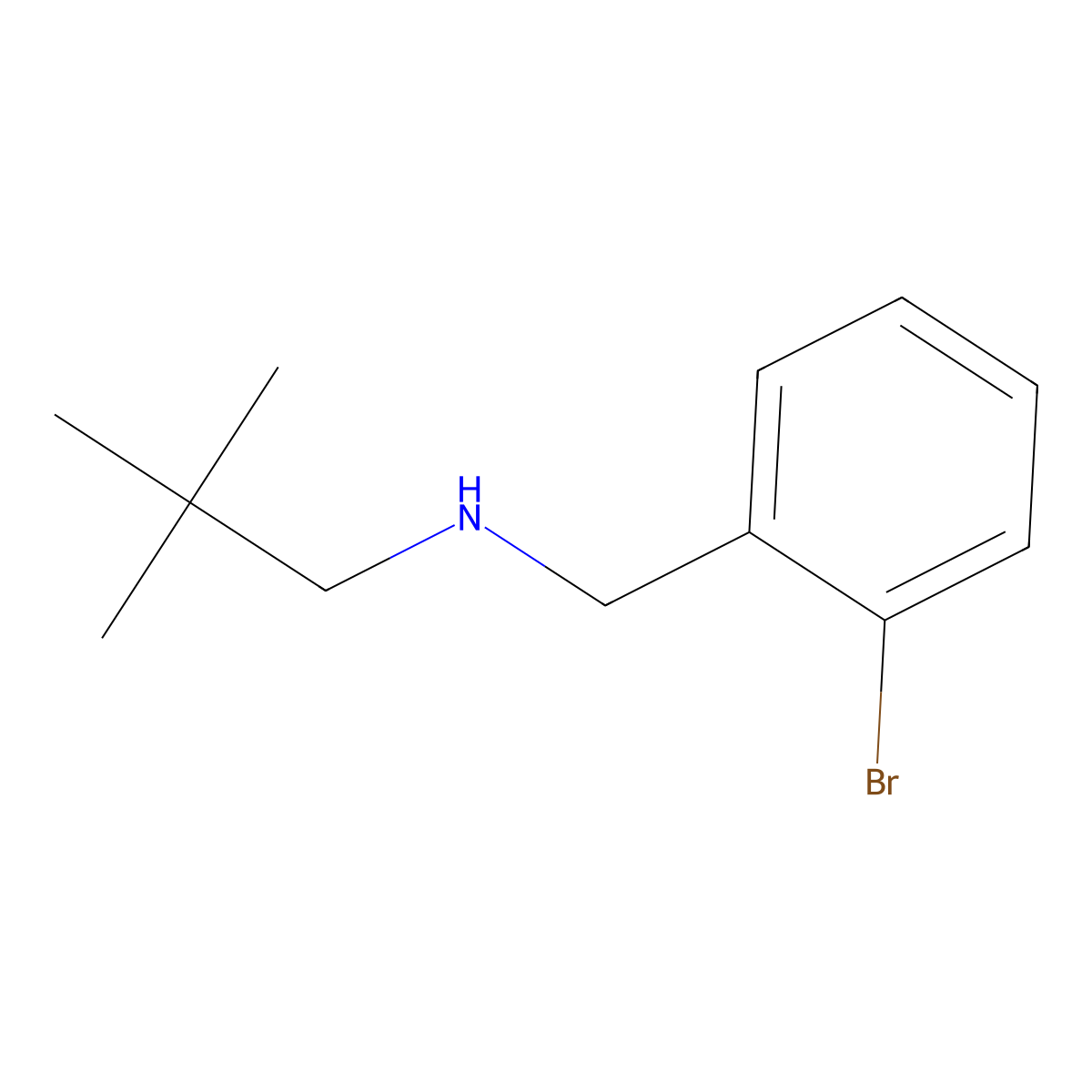 [(2-Bromophenyl)methyl](2,2-dimethylpropyl)amine molecular structure, CAS 1249112-96-6