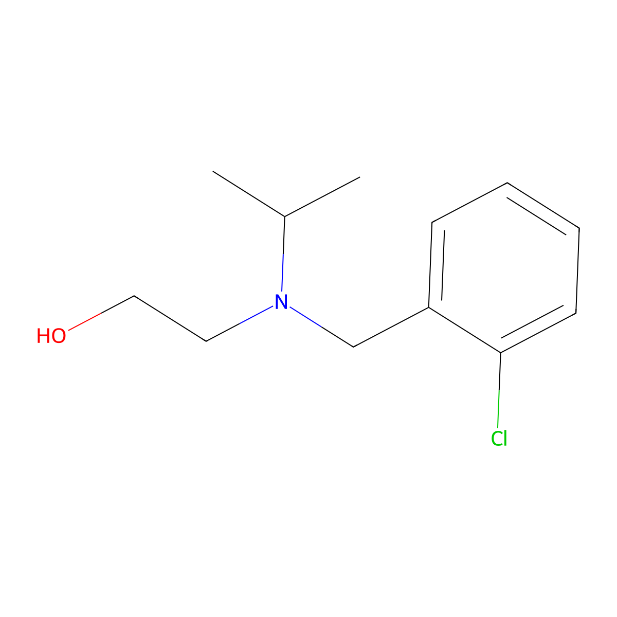 2-[(2-Chloro-benzyl)-isopropyl-amino]-ethanol molecular structure, CAS 1249115-19-2