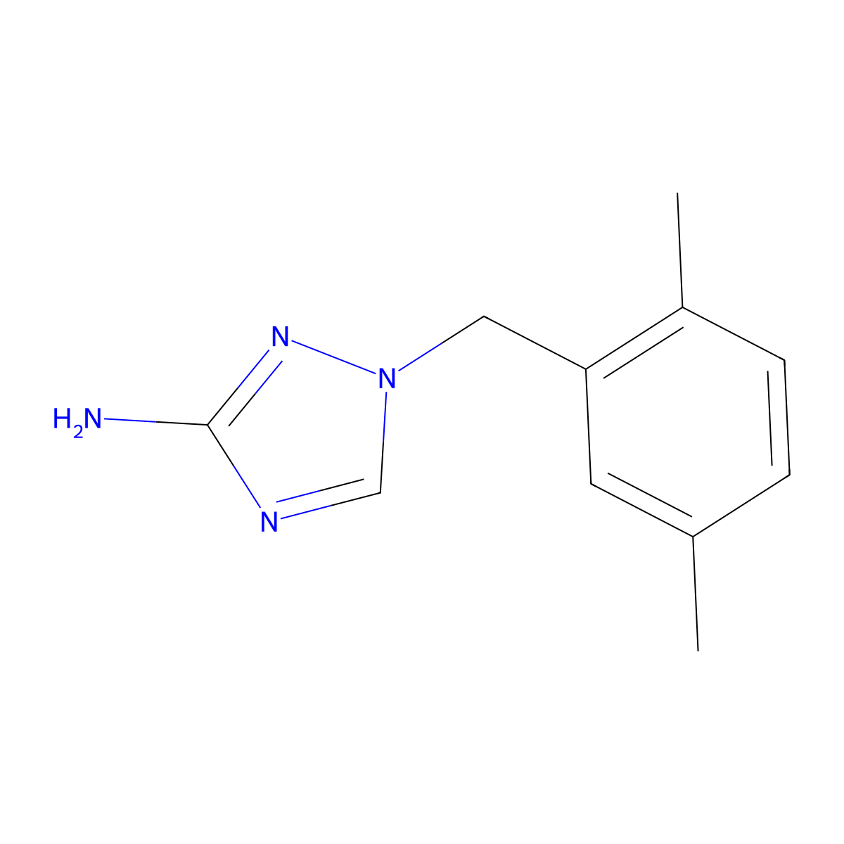 1-(2,5-Dimethylbenzyl)-1h-1,2,4-triazol-3-amine molecular structure, CAS 1249118-60-2