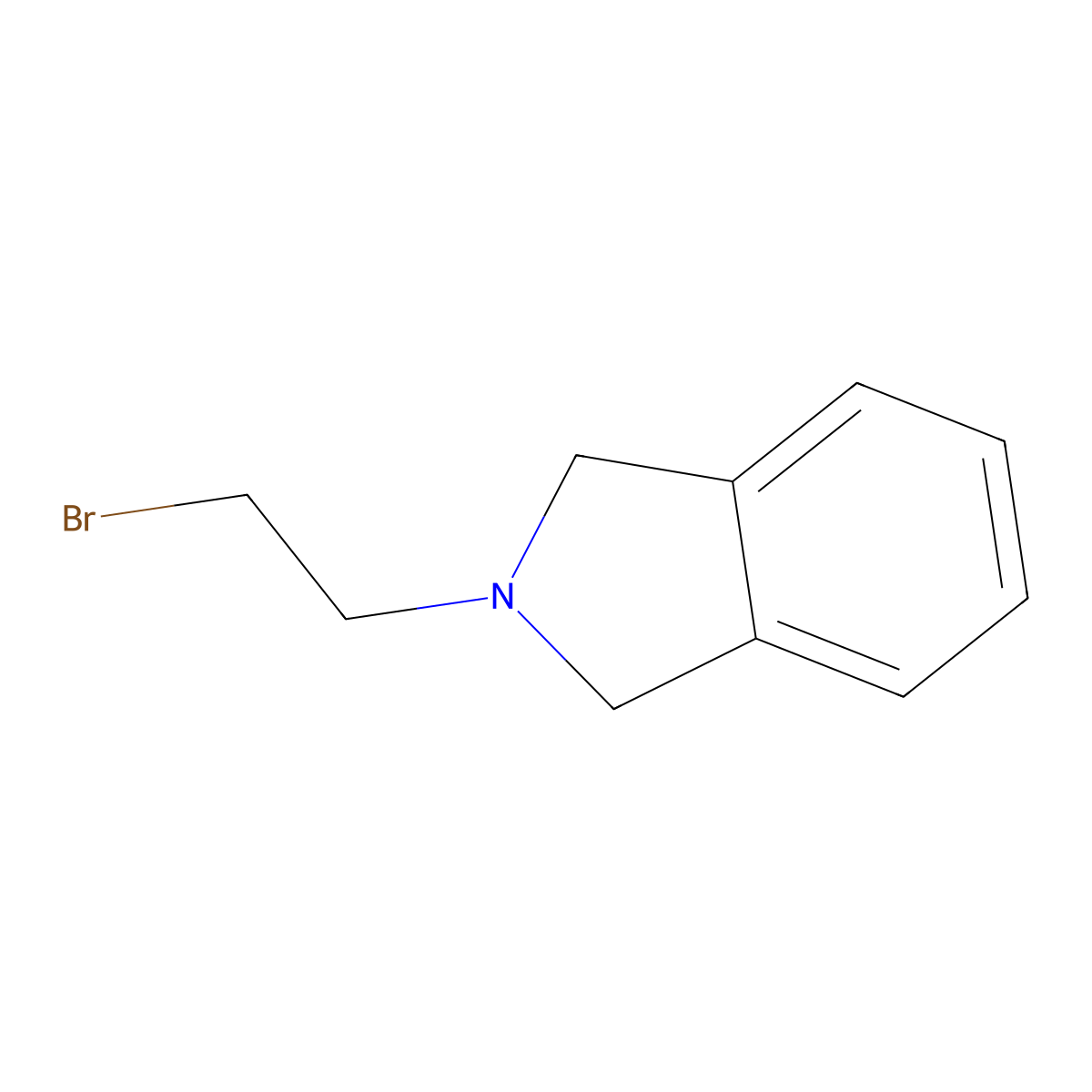 2-(2-bromoethyl)-2,3-dihydro-1H-isoindole molecular structure, CAS 1249121-14-9