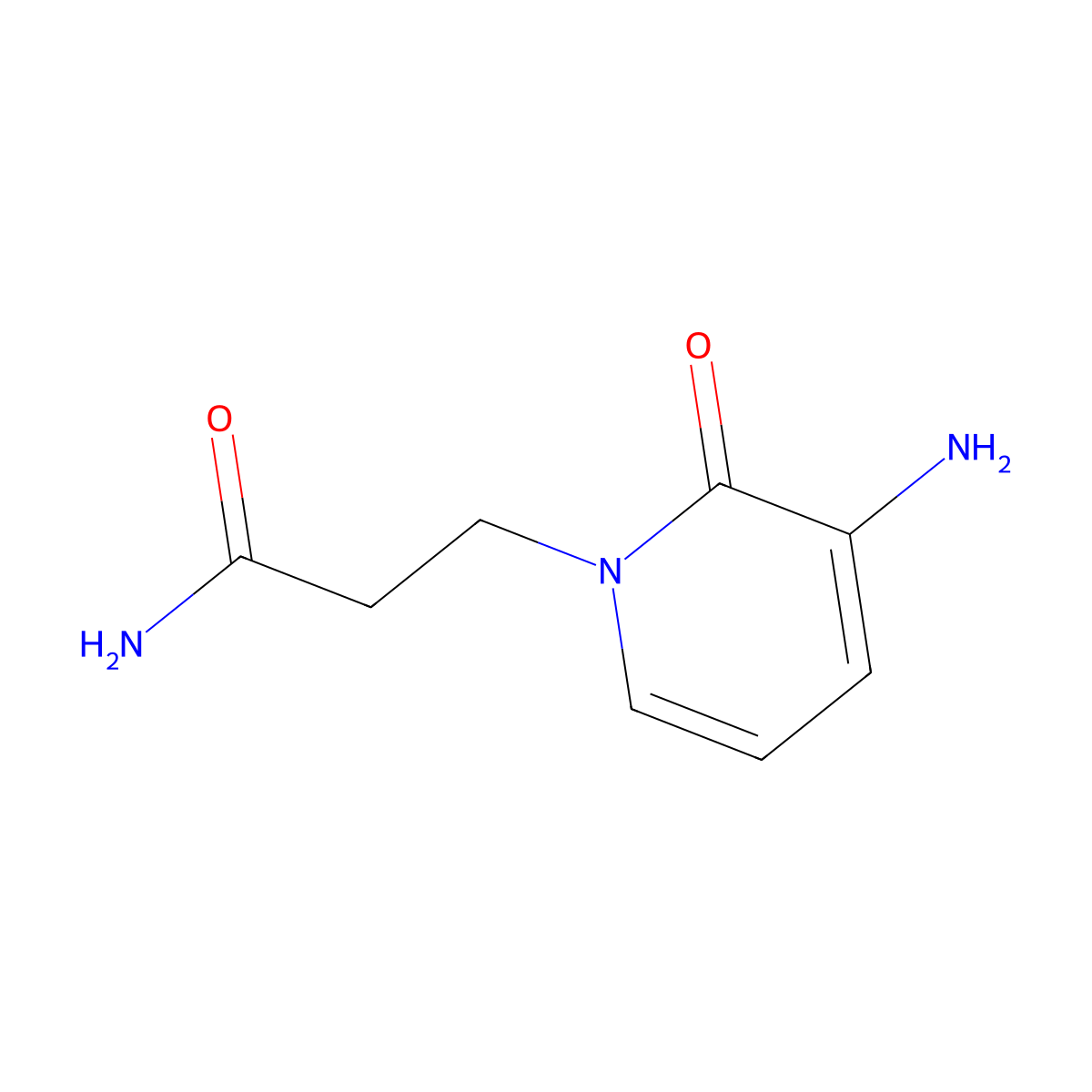 3-(3-Amino-2-oxo-1,2-dihydropyridin-1-YL)propanamide molecular structure, CAS 1249121-62-7