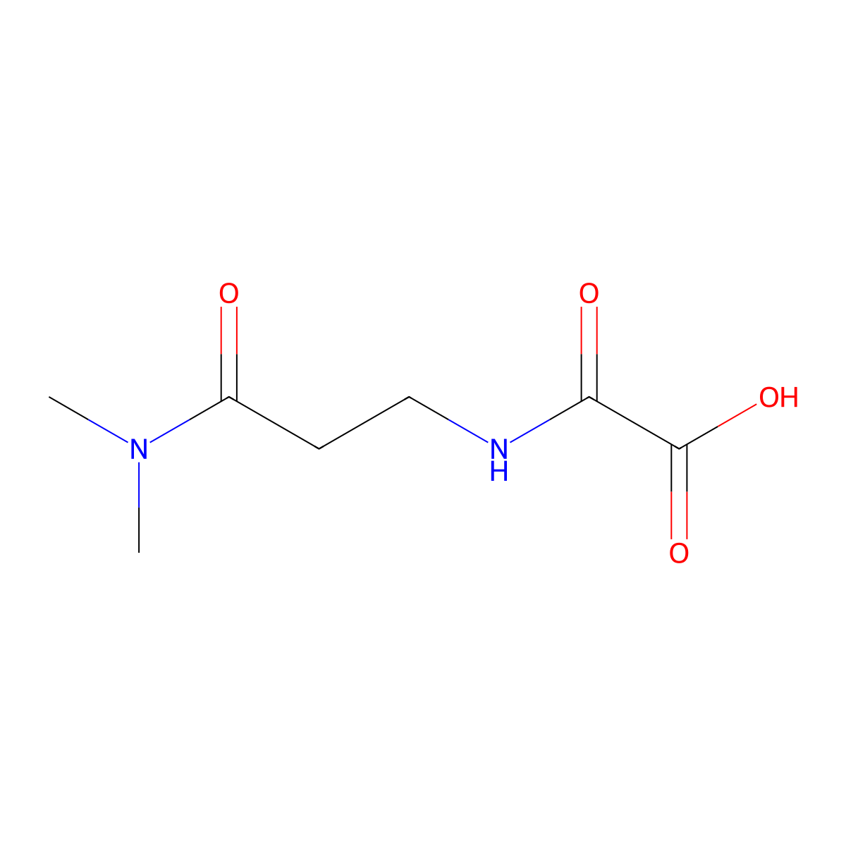 {[2-(Dimethylcarbamoyl)ethyl]carbamoyl}formic acid molecular structure, CAS 1249135-32-7