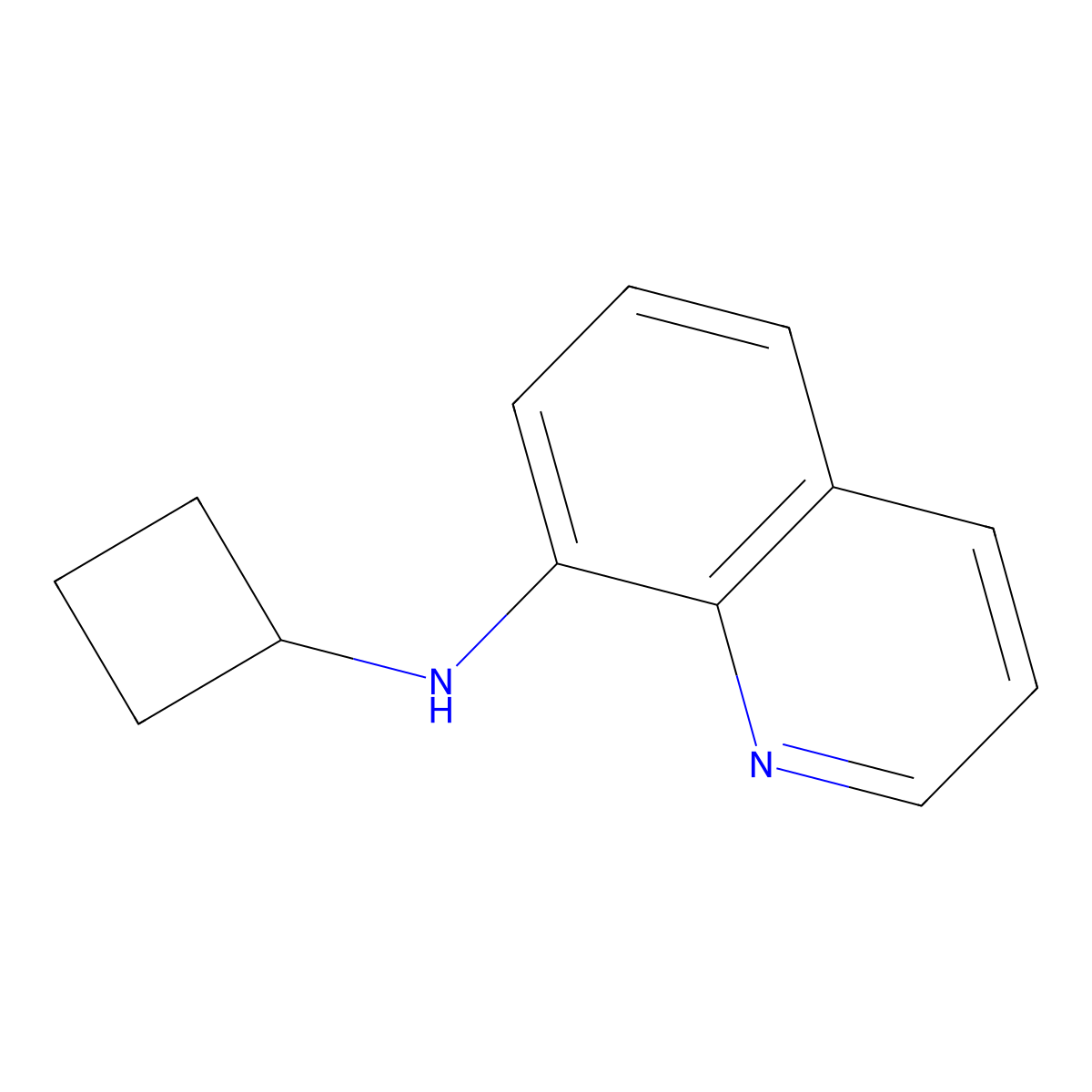 N-cyclobutylquinolin-8-amine molecular structure, CAS 1249160-36-8
