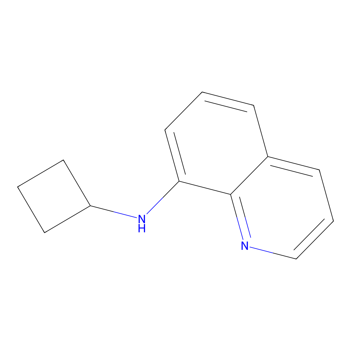 N-cyclobutylquinolin-8-amine molecular structure, CAS 1249160-36-8