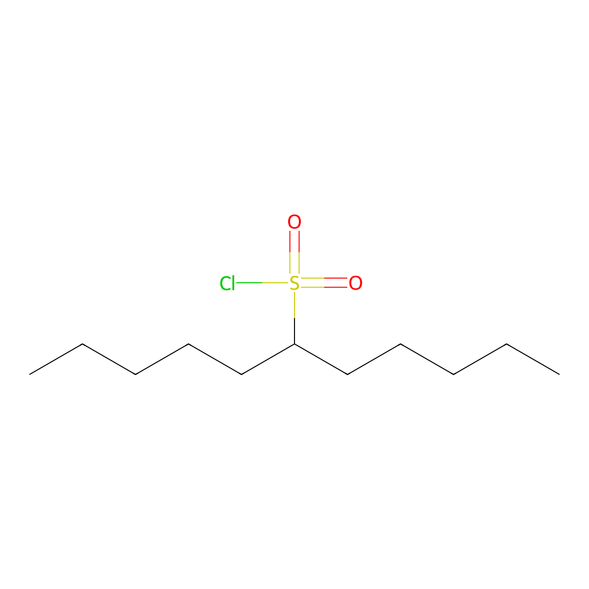 Undecane-6-sulfonyl chloride molecular structure, CAS 1249171-42-3