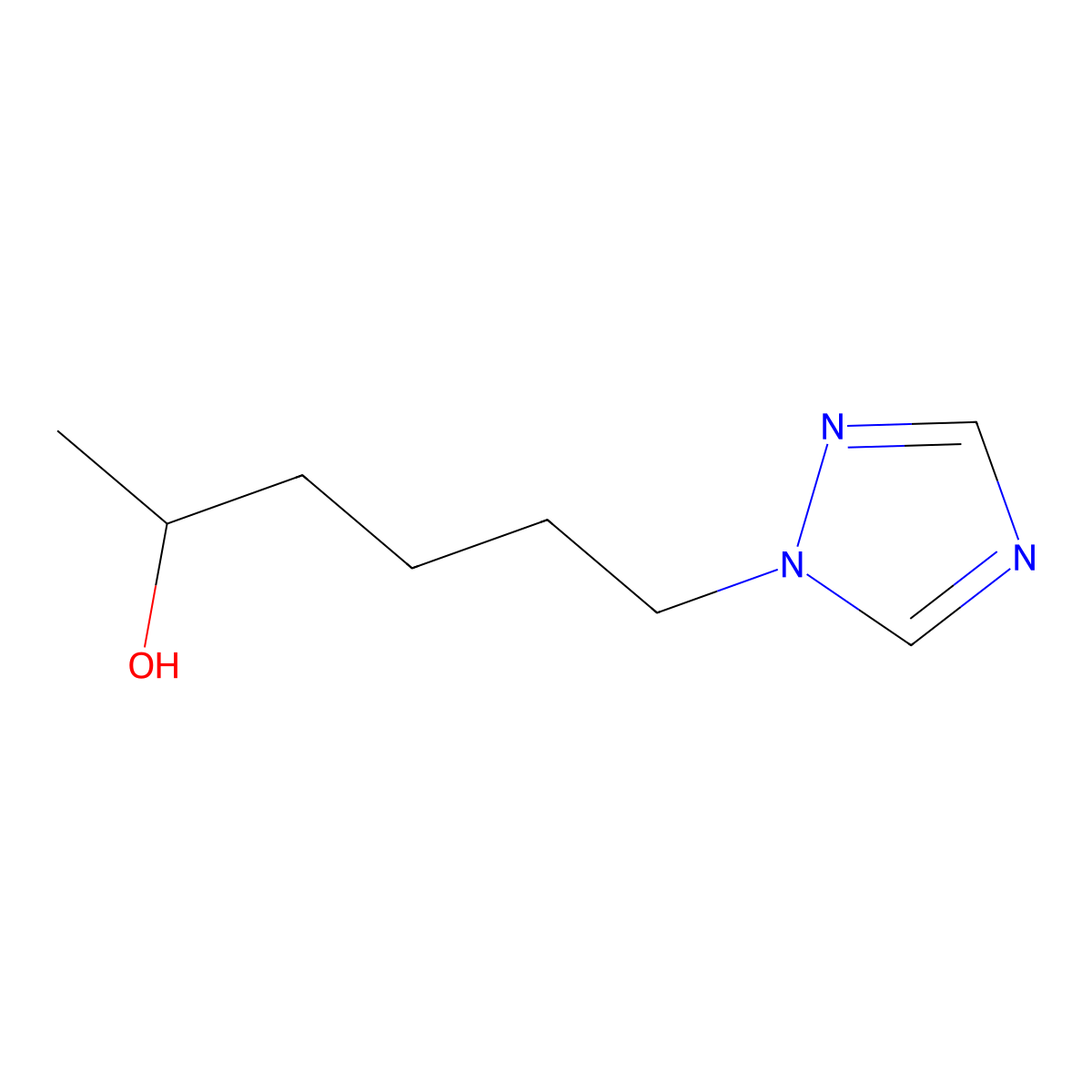 6-(1h-1,2,4-Triazol-1-yl)hexan-2-ol molecular structure, CAS 1249200-14-3