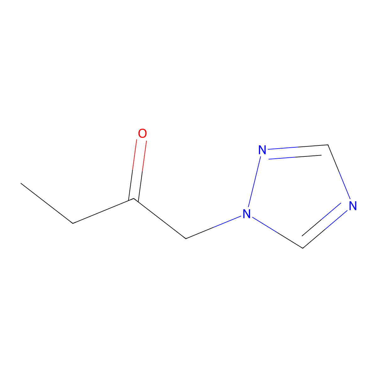 1-(1H-1,2,4-triazol-1-yl)butan-2-one molecular structure, CAS 1249221-66-6