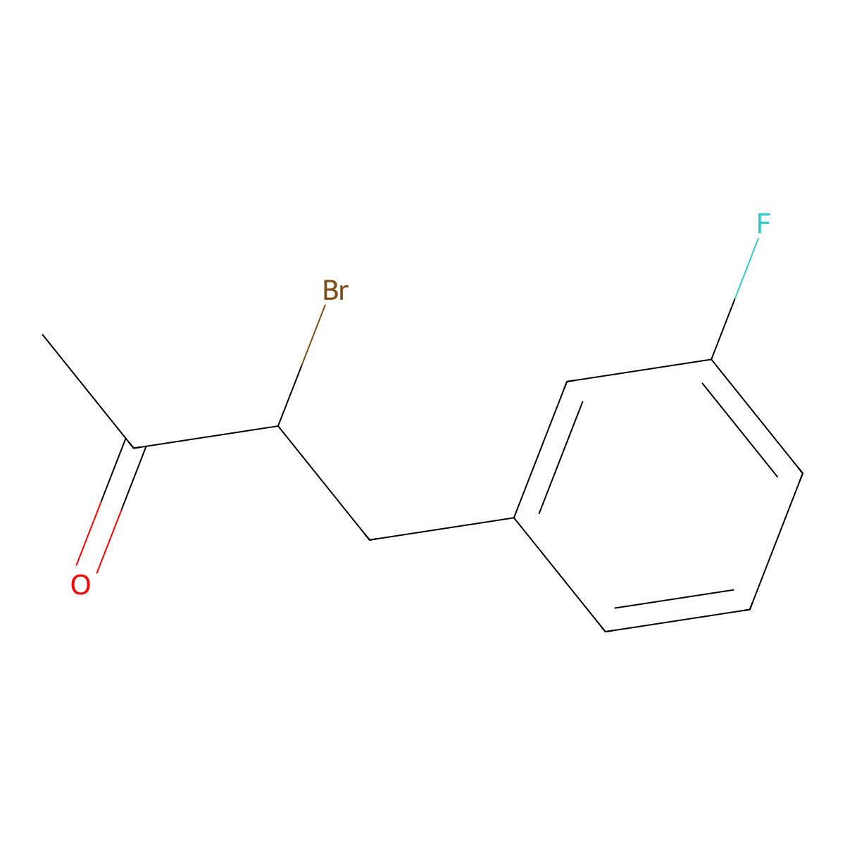 3-Bromo-4-(3-fluorophenyl)butan-2-one molecular structure, CAS 1249229-45-5