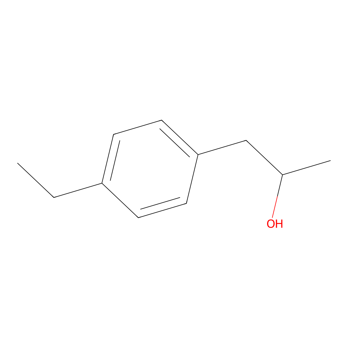 1-(4-Ethylphenyl)-2-propanol molecular structure, CAS 1249236-81-4