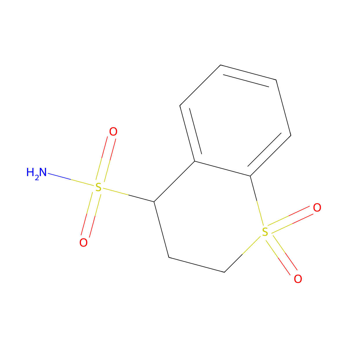 Thiochromane-4-sulfonamide 1,1-dioxide molecular structure, CAS 1249249-88-4