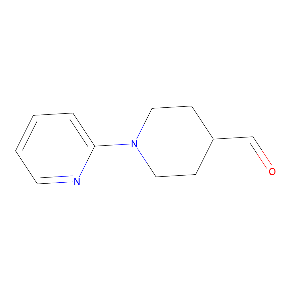 1-(Pyridin-2-yl)piperidine-4-carbaldehyde molecular structure, CAS 1249251-30-6