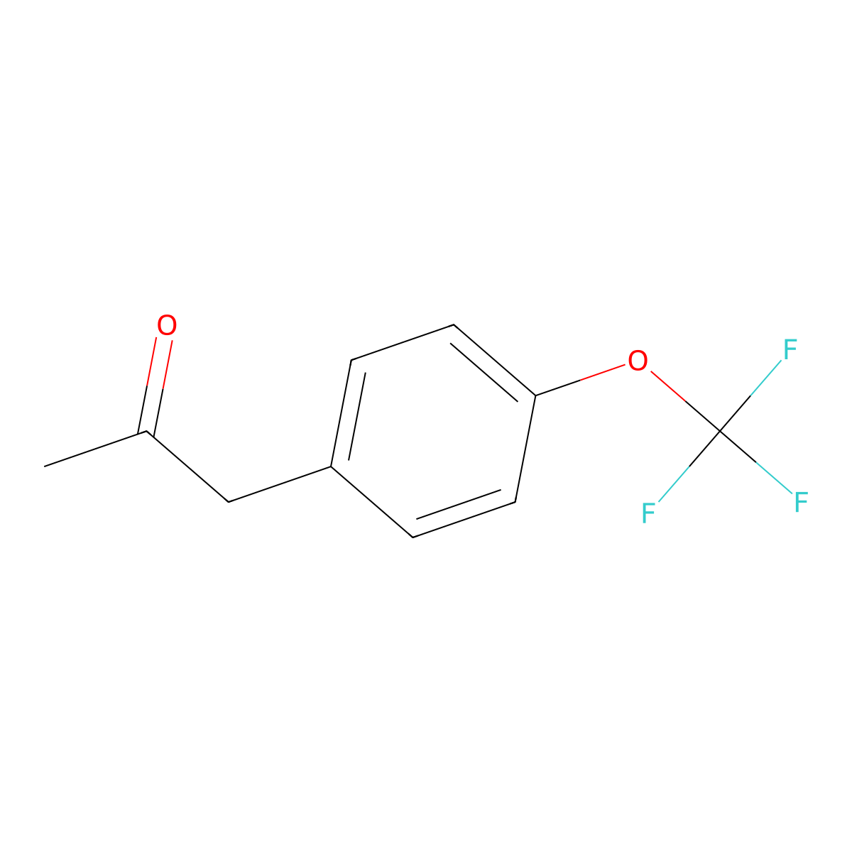 1-(4-(Trifluoromethoxy)phenyl)propan-2-one molecular structure, CAS 1249274-01-8