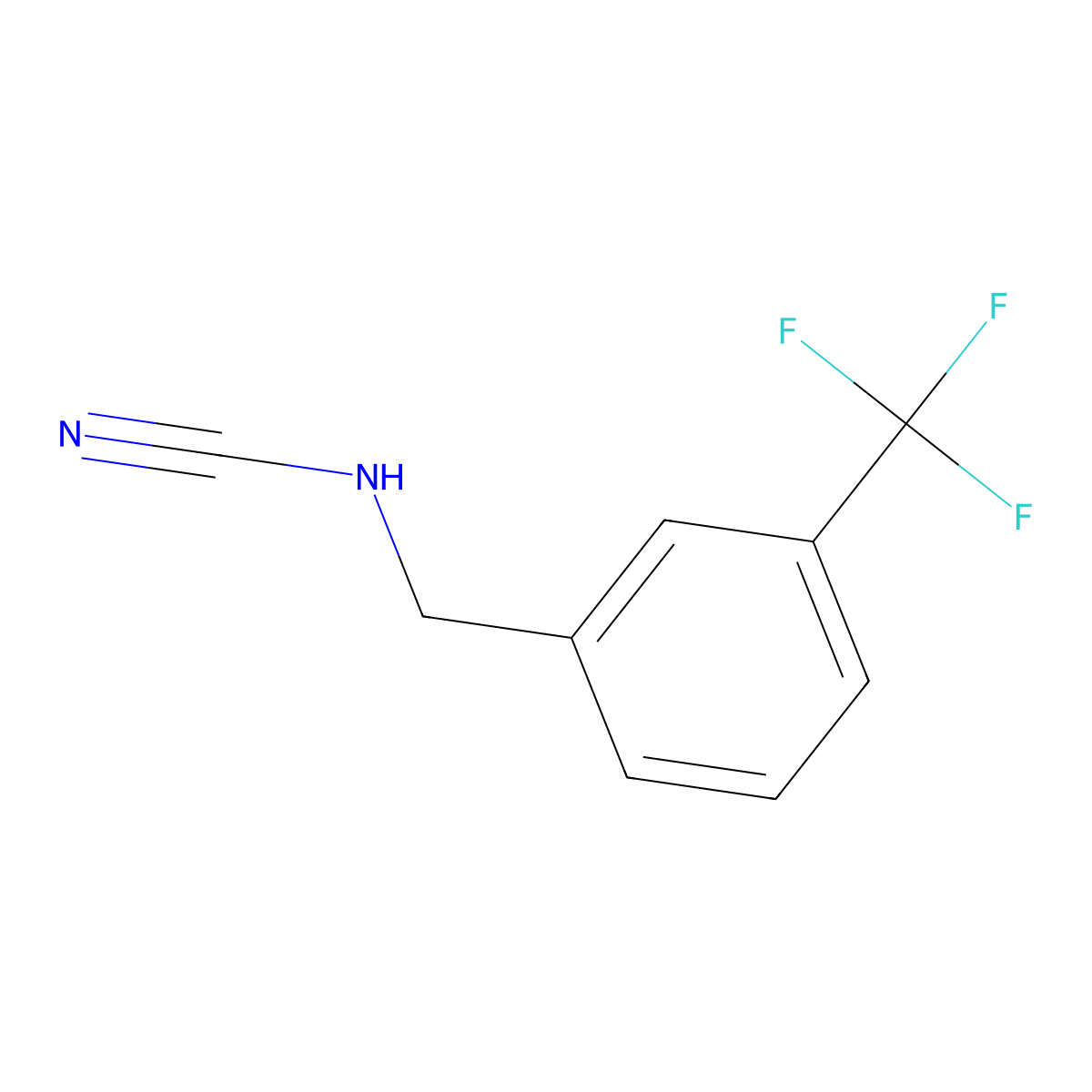 [3-(Trifluoromethyl)phenyl]methylcyanamide molecular structure, CAS 1249297-20-8