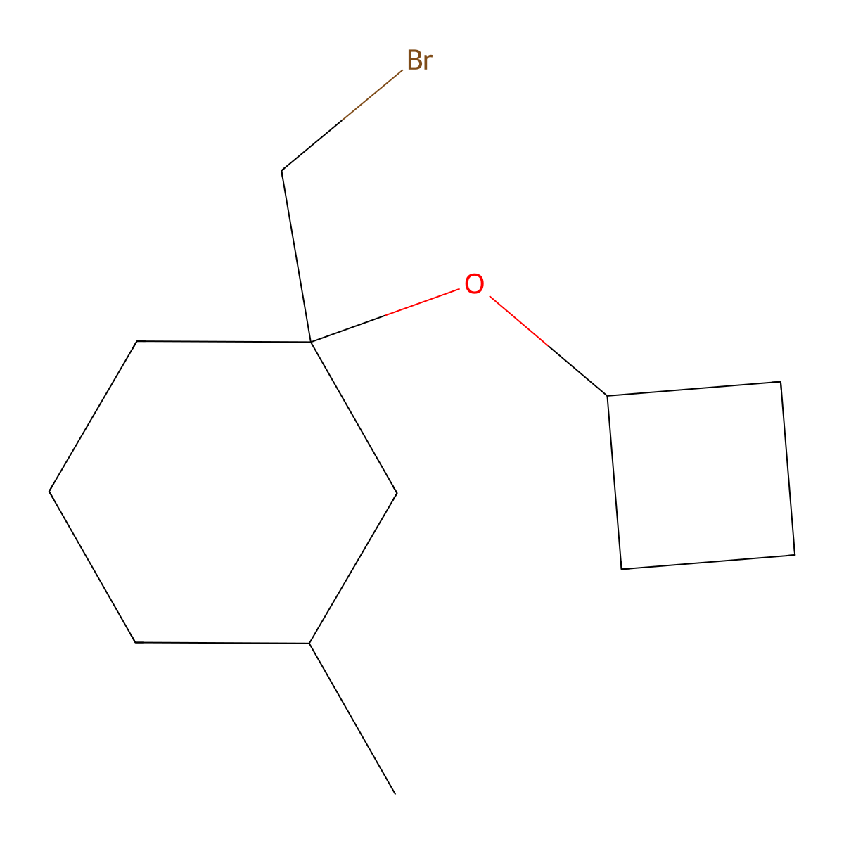 1-(Bromomethyl)-1-cyclobutoxy-3-methylcyclohexane molecular structure, CAS 1249342-68-4