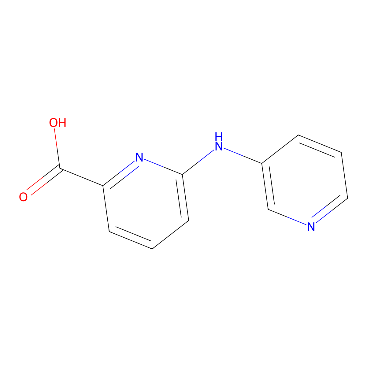 6-(Pyridin-3-ylamino)picolinic acid molecular structure, CAS 1249362-50-2