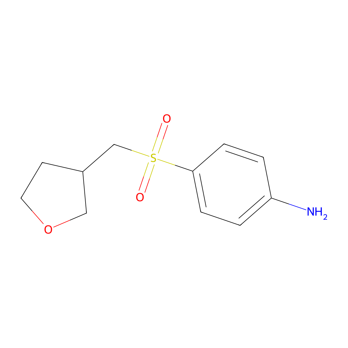 4-[(Oxolan-3-yl)methanesulfonyl]aniline molecular structure, CAS 1249370-15-7