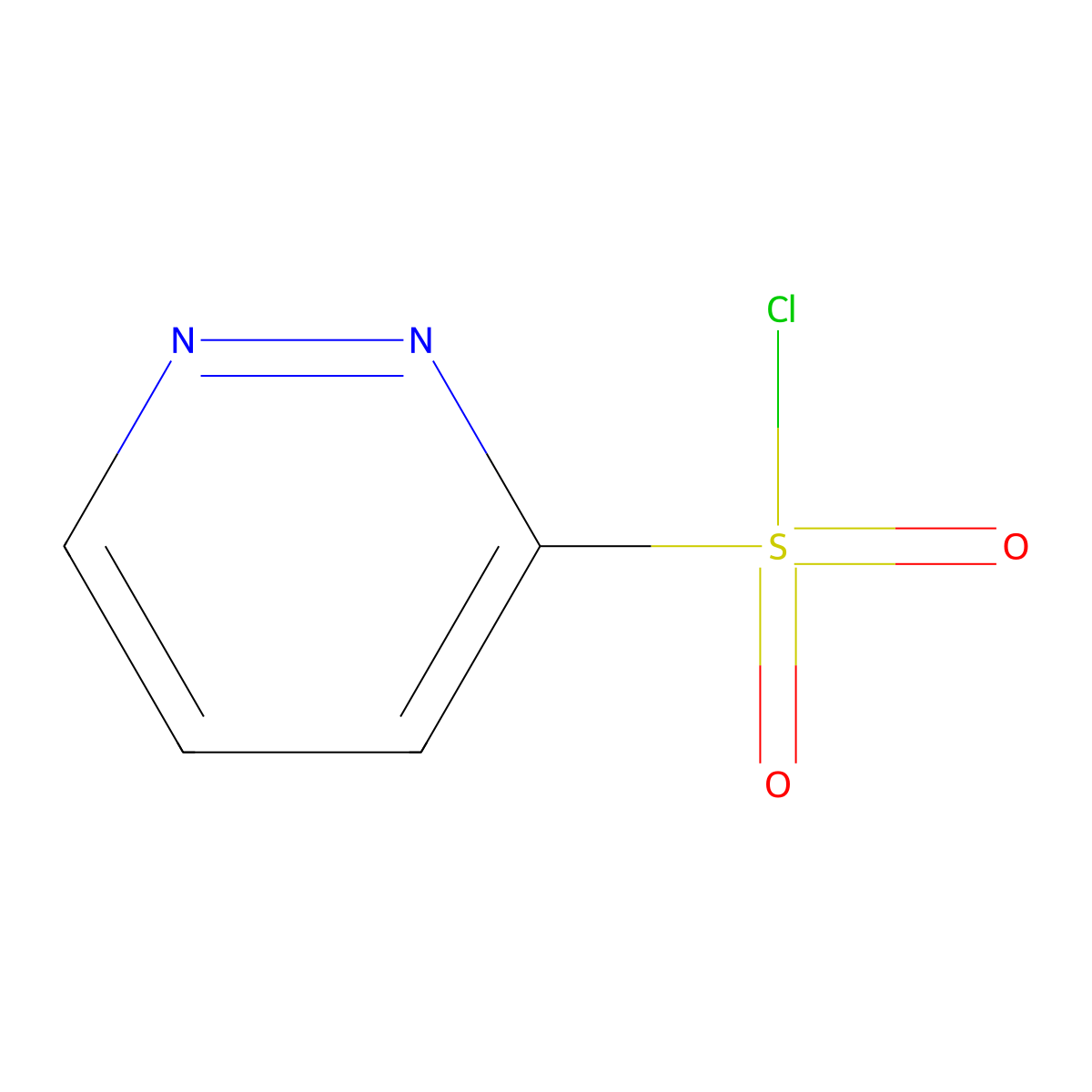 Pyridazine-3-sulfonyl chloride molecular structure, CAS 1249387-78-7
