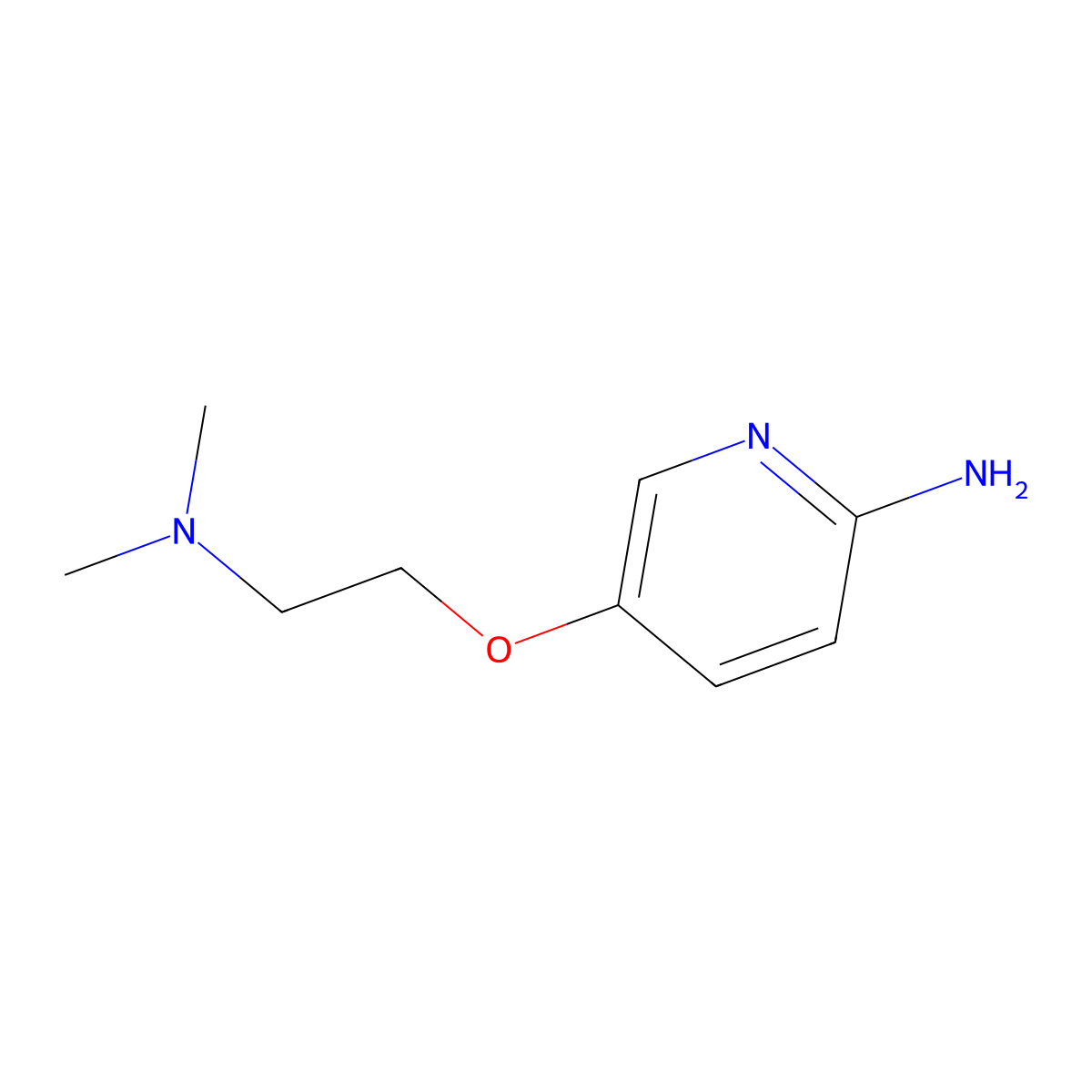 5-(2-(Dimethylamino)ethoxy)pyridin-2-amine molecular structure, CAS 1249400-92-7
