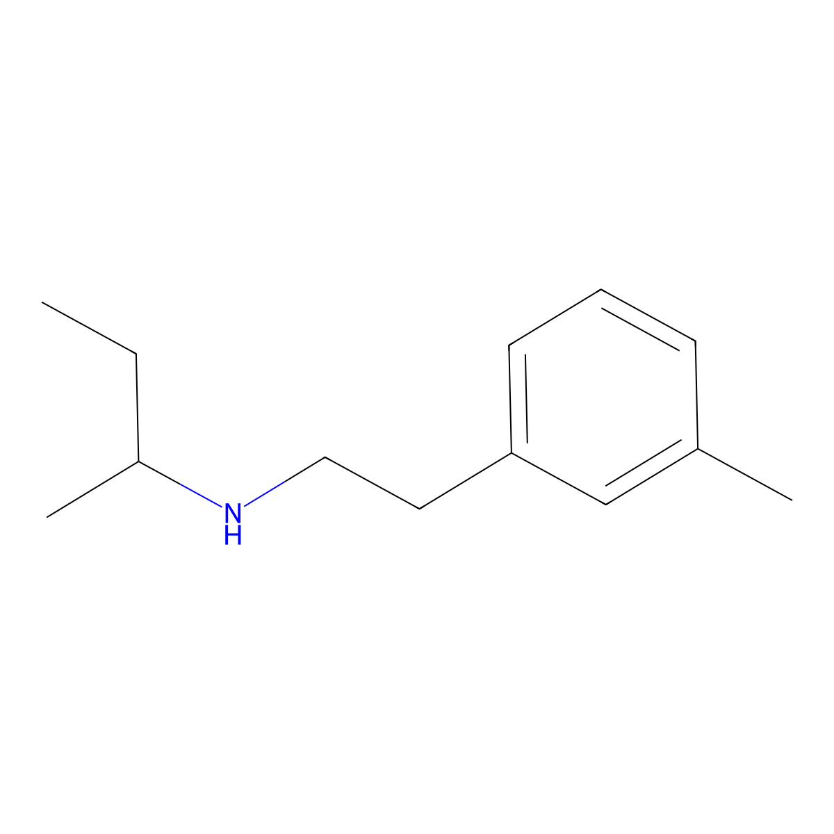 n-(3-Methylphenethyl)butan-2-amine molecular structure, CAS 1249412-87-0