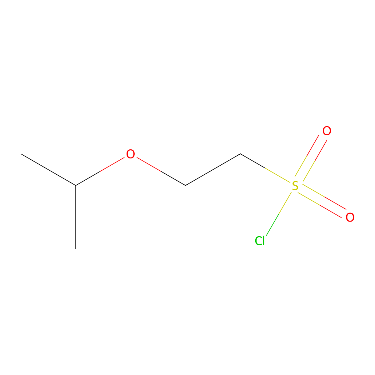 2-(Propan-2-yloxy)ethane-1-sulfonyl chloride molecular structure, CAS 1249441-42-6