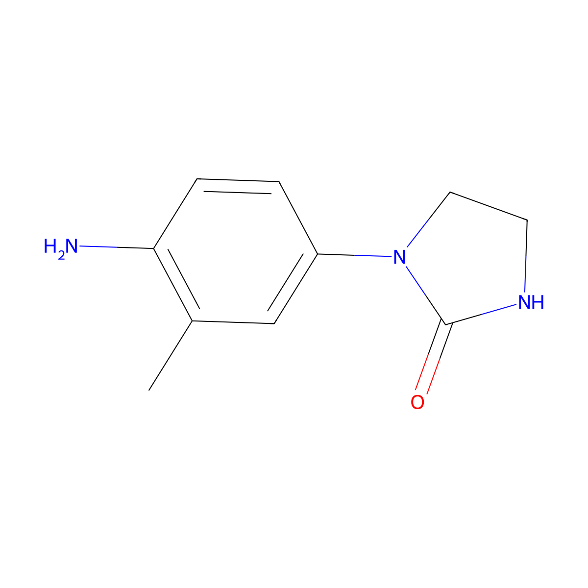 1-(4-Amino-3-methylphenyl)imidazolidin-2-one molecular structure, CAS 1249448-99-4