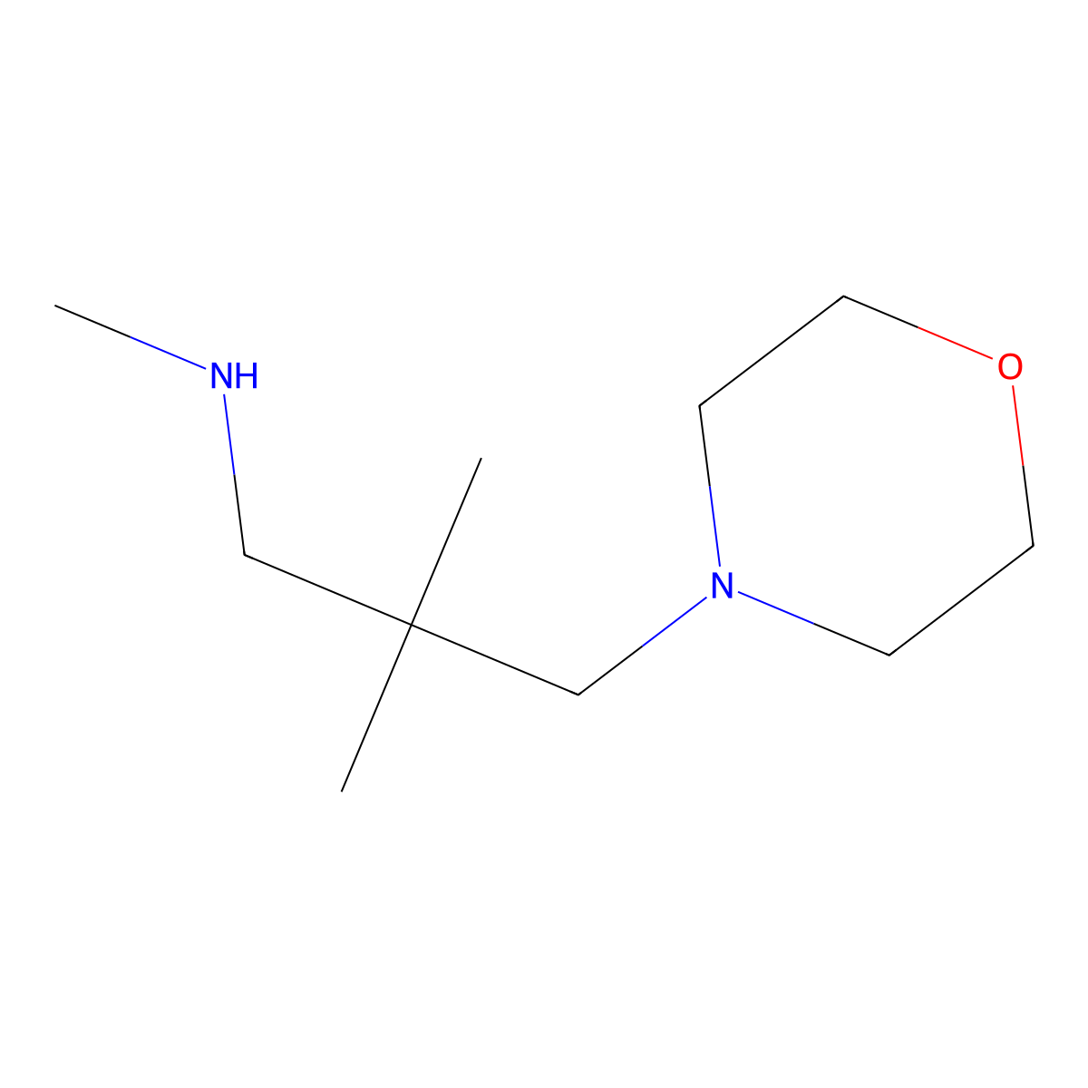 [2,2-Dimethyl-3-(morpholin-4-yl)propyl](methyl)amine molecular structure, CAS 1249482-01-6