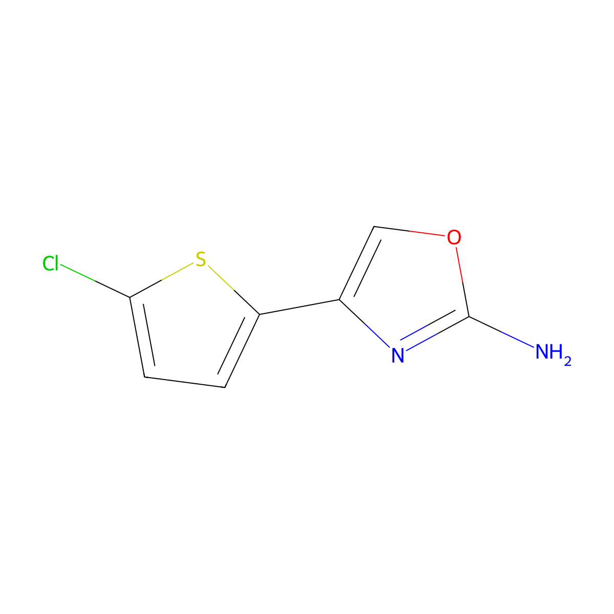 4-(5-Chlorothiophen-2-yl)oxazol-2-amine molecular structure, CAS 1249507-76-3