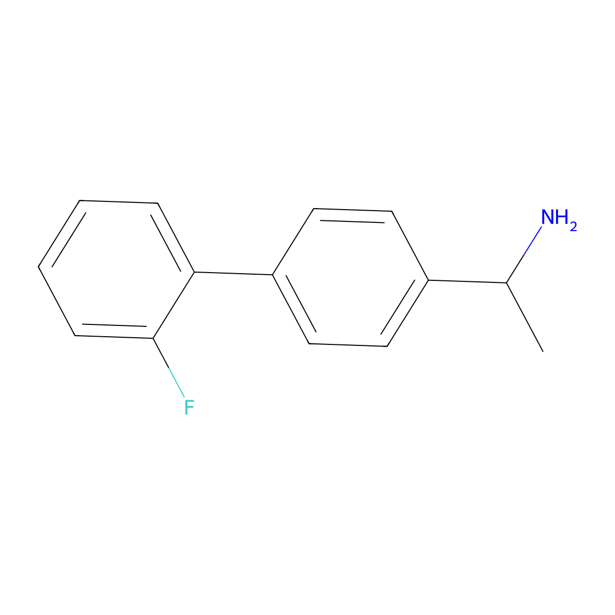 1-(2'-Fluoro-[1,1'-biphenyl]-4-yl)ethanamine molecular structure, CAS 1249513-37-8