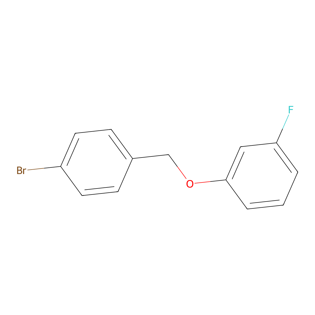 4-Bromobenzyl-(3-fluorophenyl)ether molecular structure, CAS 1249539-73-8