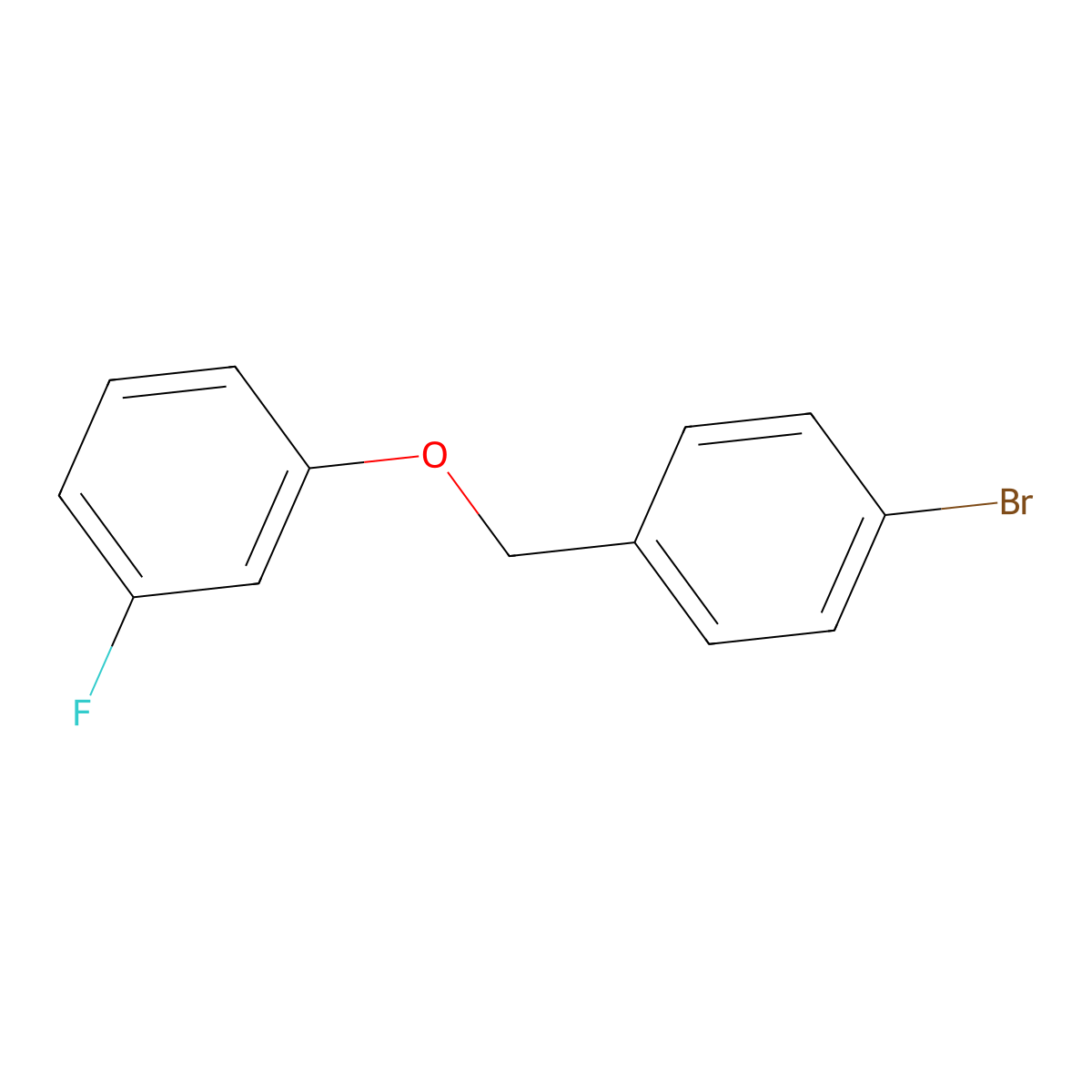4-Bromobenzyl-(3-fluorophenyl)ether molecular structure, CAS 1249539-73-8