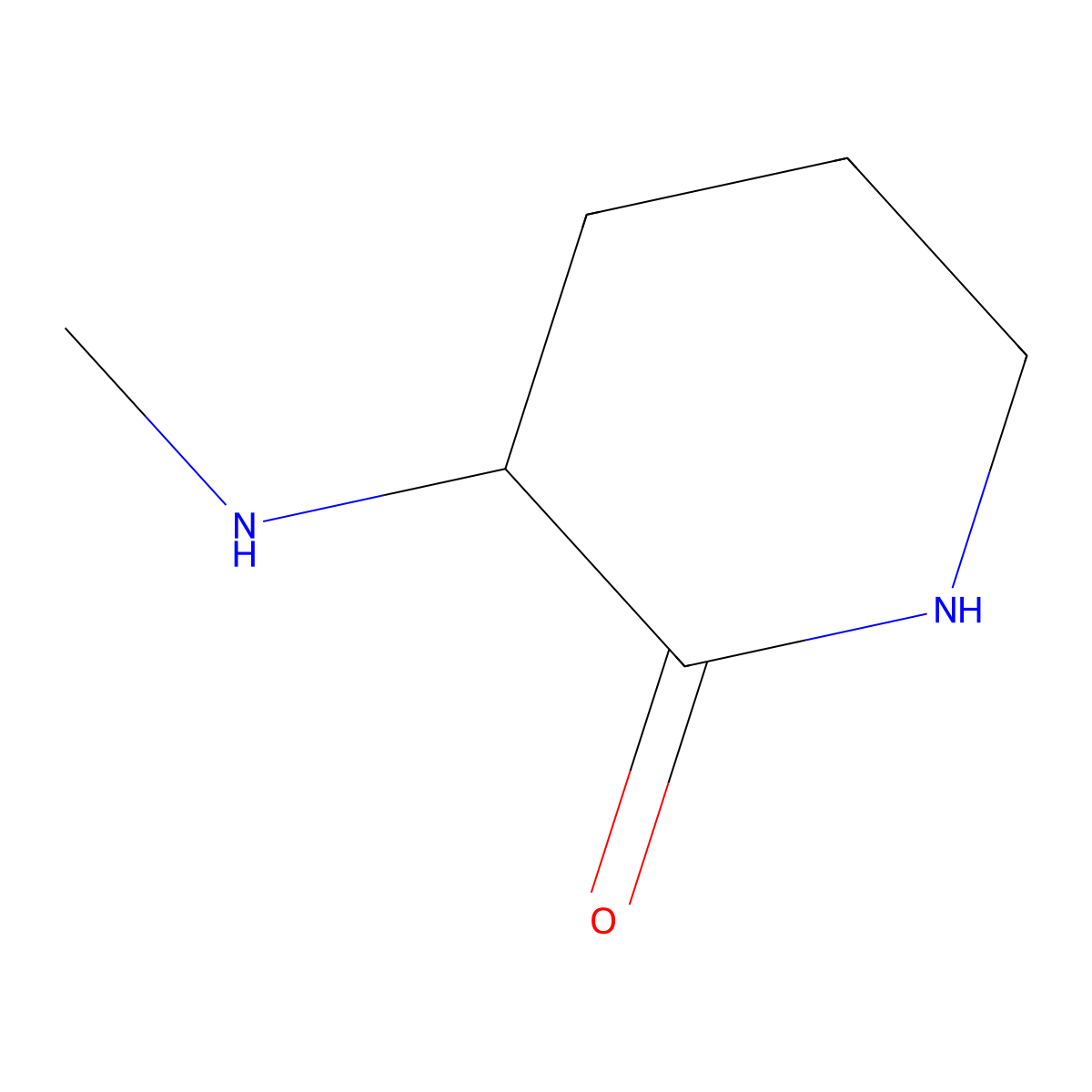 3-(Methylamino)piperidin-2-one molecular structure, CAS 1249544-05-5