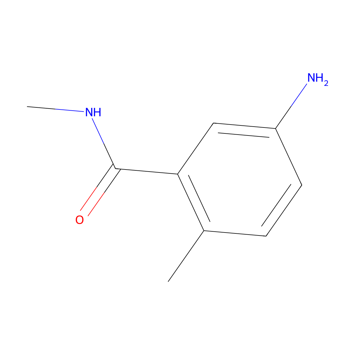 5-amino-N,2-dimethylbenzamide molecular structure, CAS 1249563-99-2