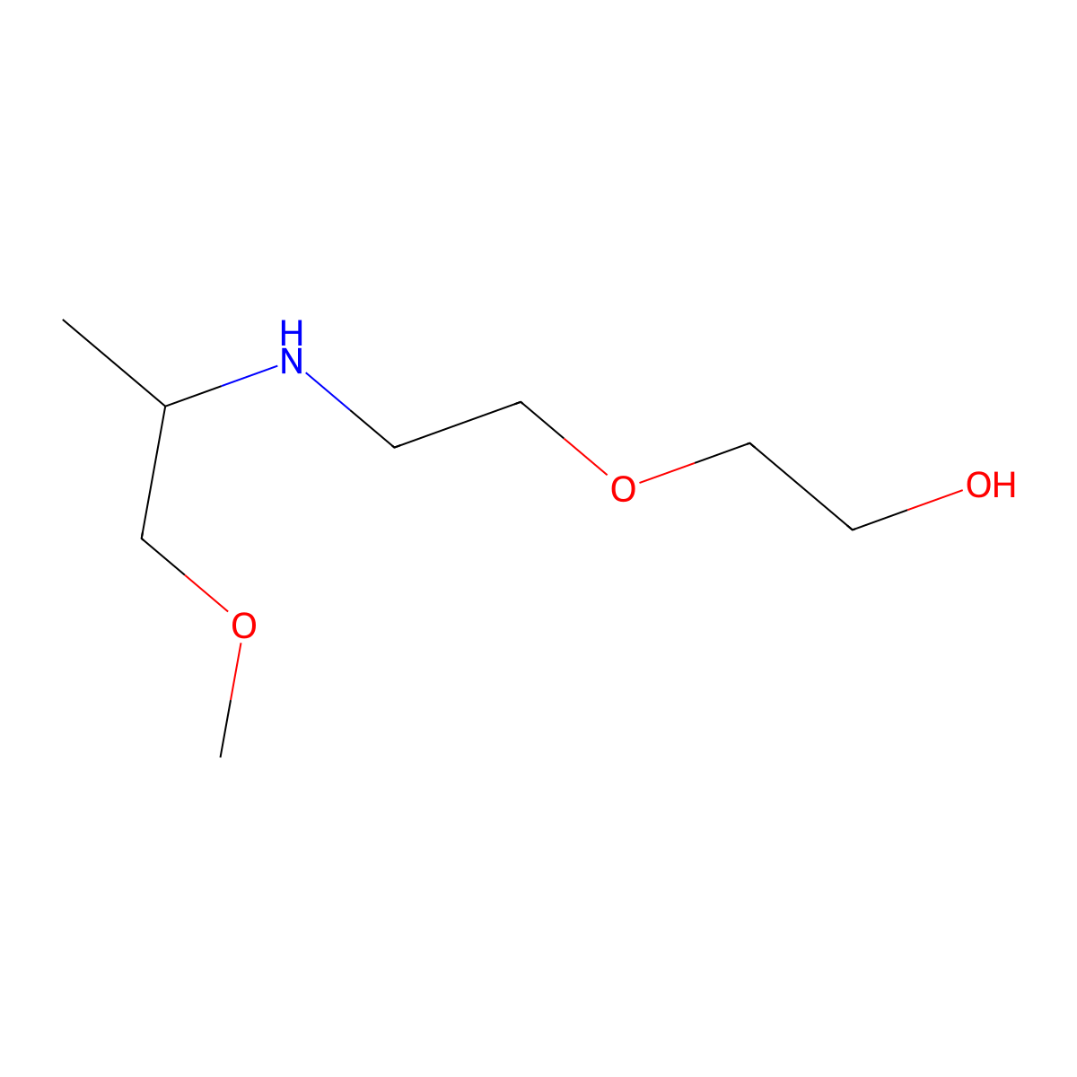 2-{2-[(1-Methoxypropan-2-yl)amino]ethoxy}ethan-1-ol molecular structure, CAS 1249564-05-3