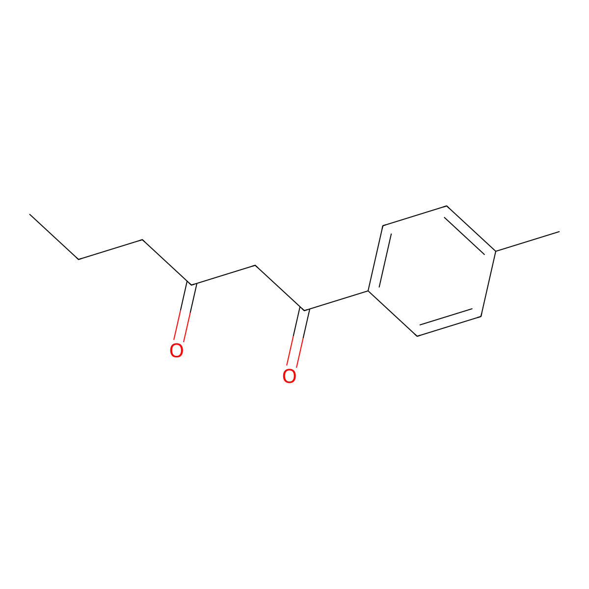1-(4-Methylphenyl)hexane-1,3-dione molecular structure, CAS 1249564-80-4