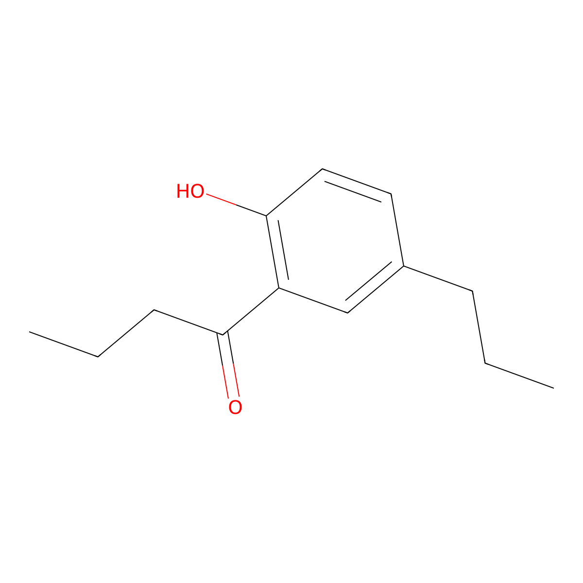 1-(2-Hydroxy-5-propylphenyl)butan-1-one molecular structure, CAS 1249588-52-0