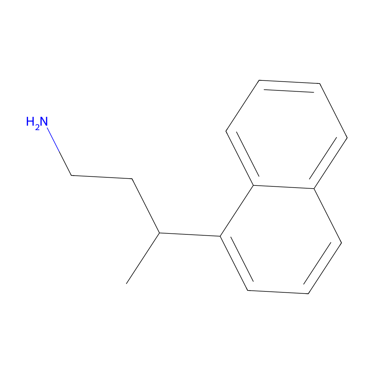 3-(Naphthalen-1-yl)butan-1-amine molecular structure, CAS 1249590-22-4
