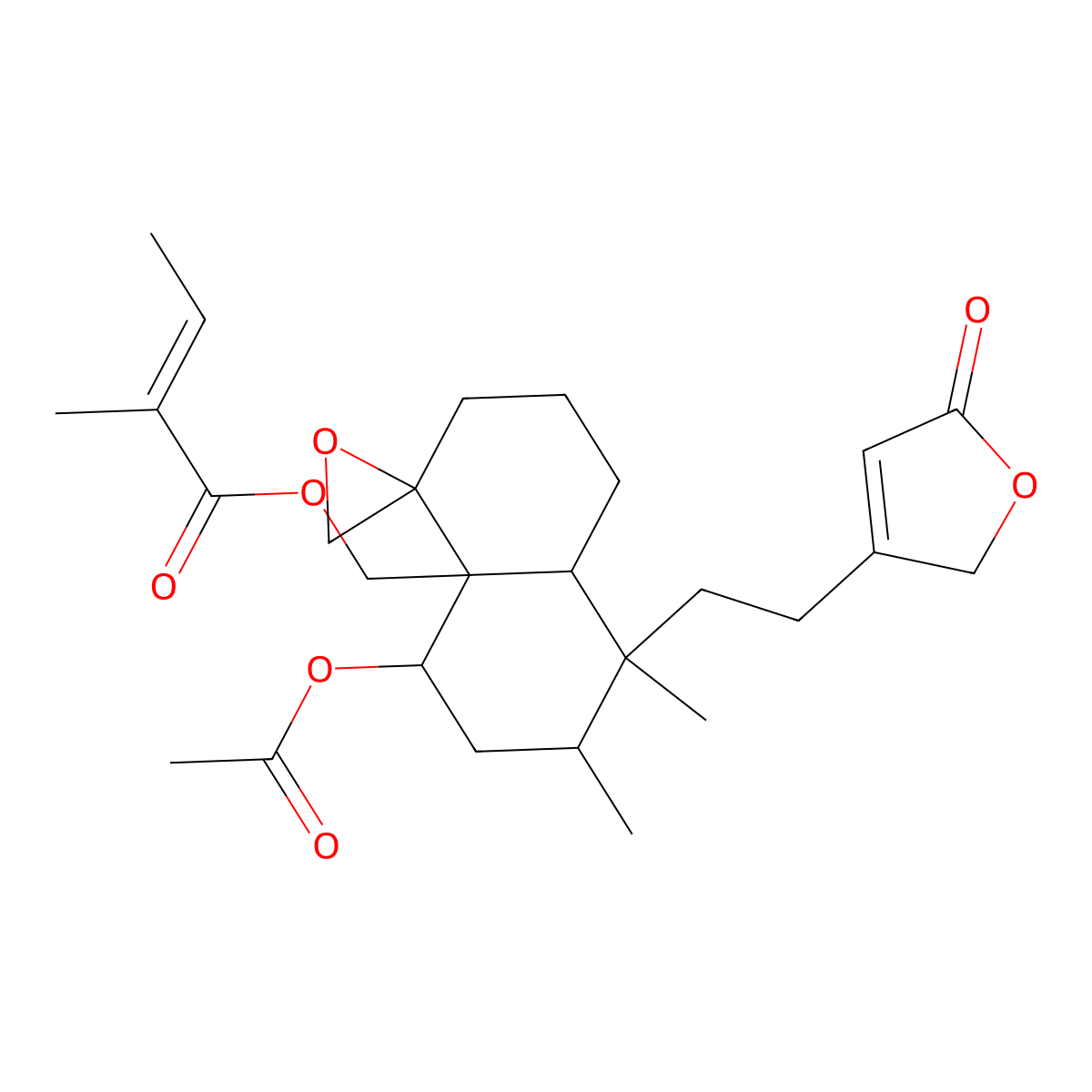 Ajugacumbin A molecular structure, CAS 124961-66-6