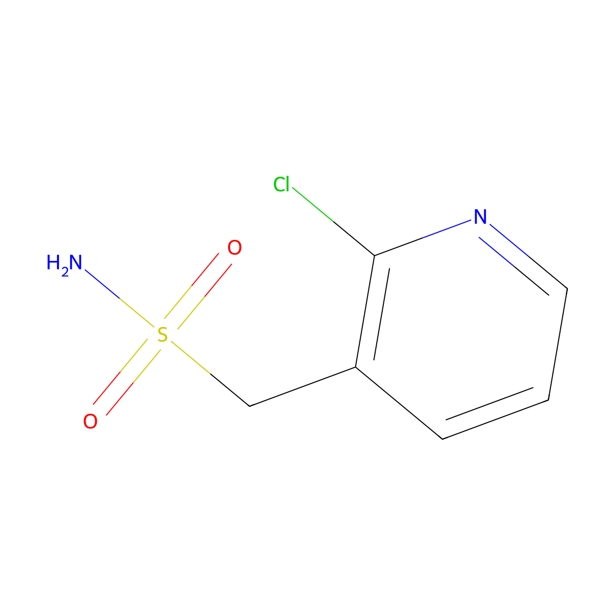 (2-Chloropyridin-3-yl)methanesulfonamide molecular structure, CAS 1249611-72-0