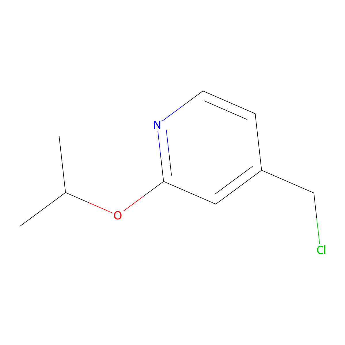 4-(Chloromethyl)-2-isopropoxypyridine molecular structure, CAS 1249634-97-6