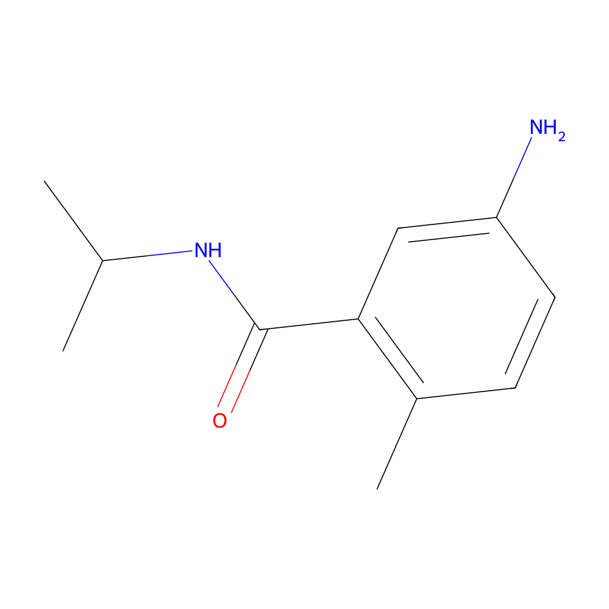 5-amino-2-methyl-N-(propan-2-yl)benzamide molecular structure, CAS 1249670-98-1