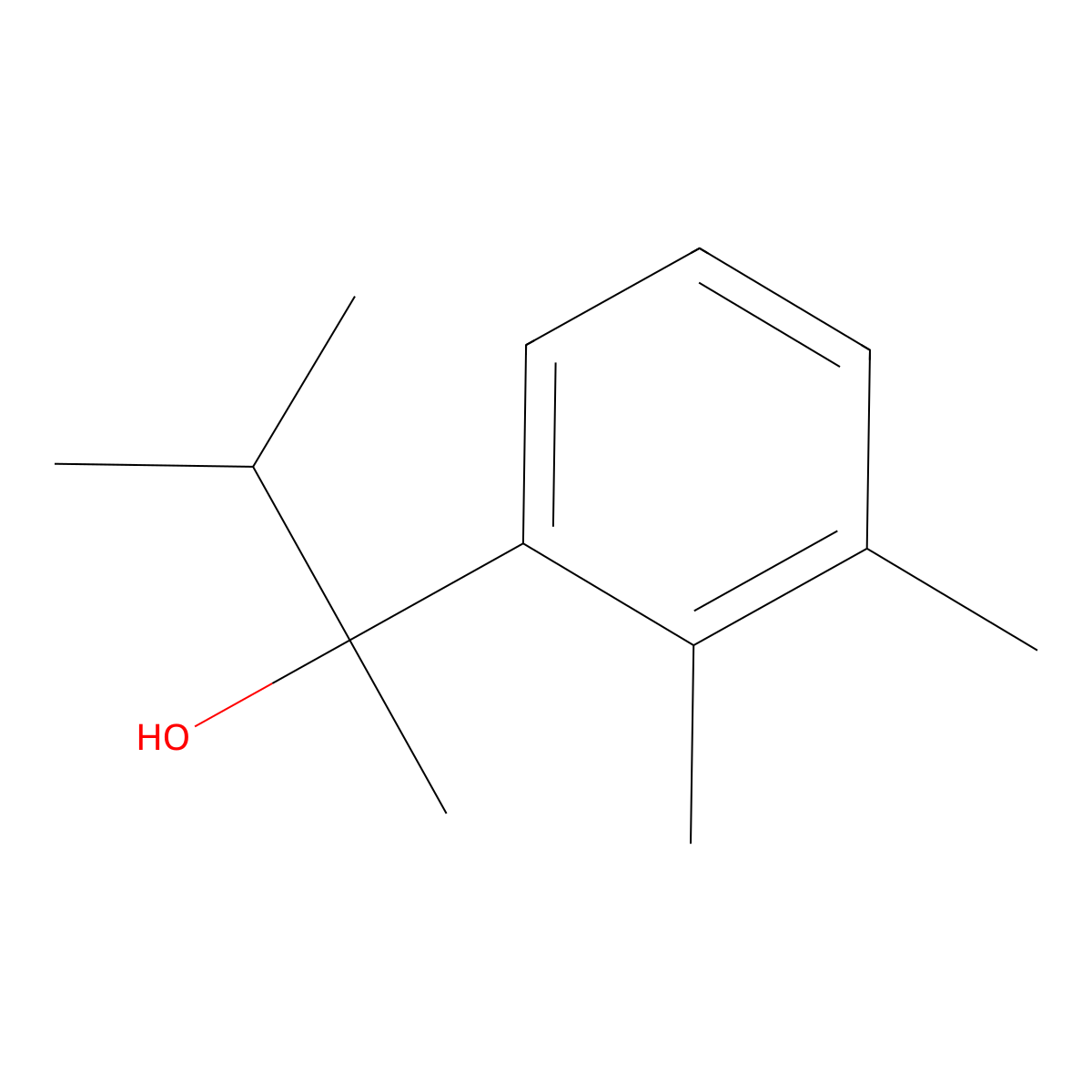 2-(2,3-Dimethylphenyl)-3-methyl-butan-2-ol molecular structure, CAS 1249685-50-4