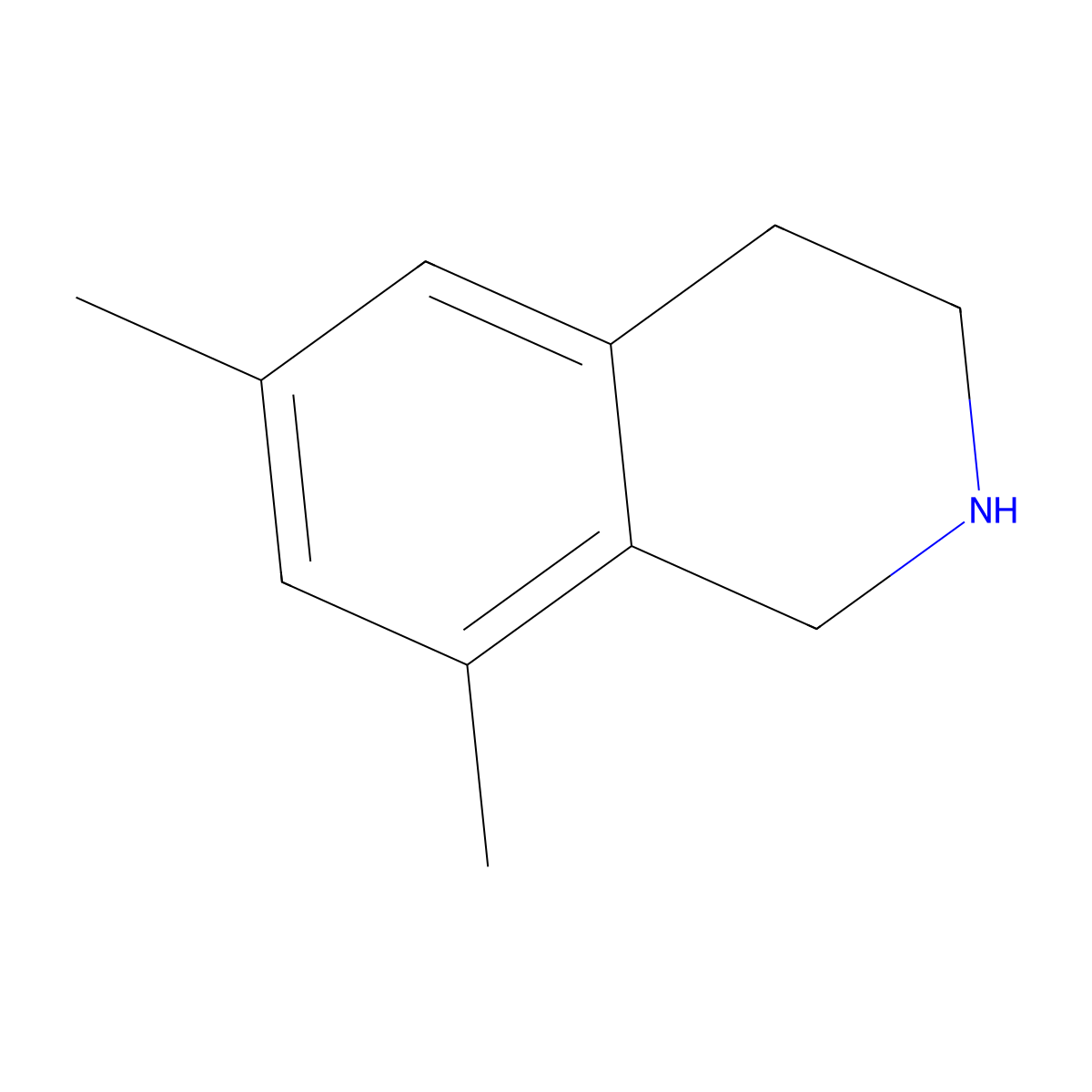 6,8-Dimethyl-1,2,3,4-tetrahydroisoquinoline molecular structure, CAS 1249695-87-1