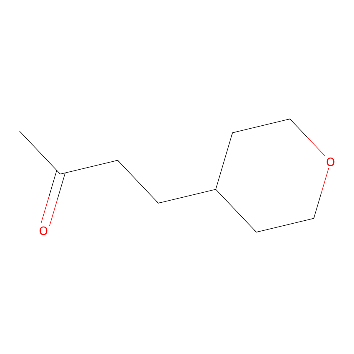 4-(Tetrahydro-2h-pyran-4-yl)butan-2-one molecular structure, CAS 1249715-21-6