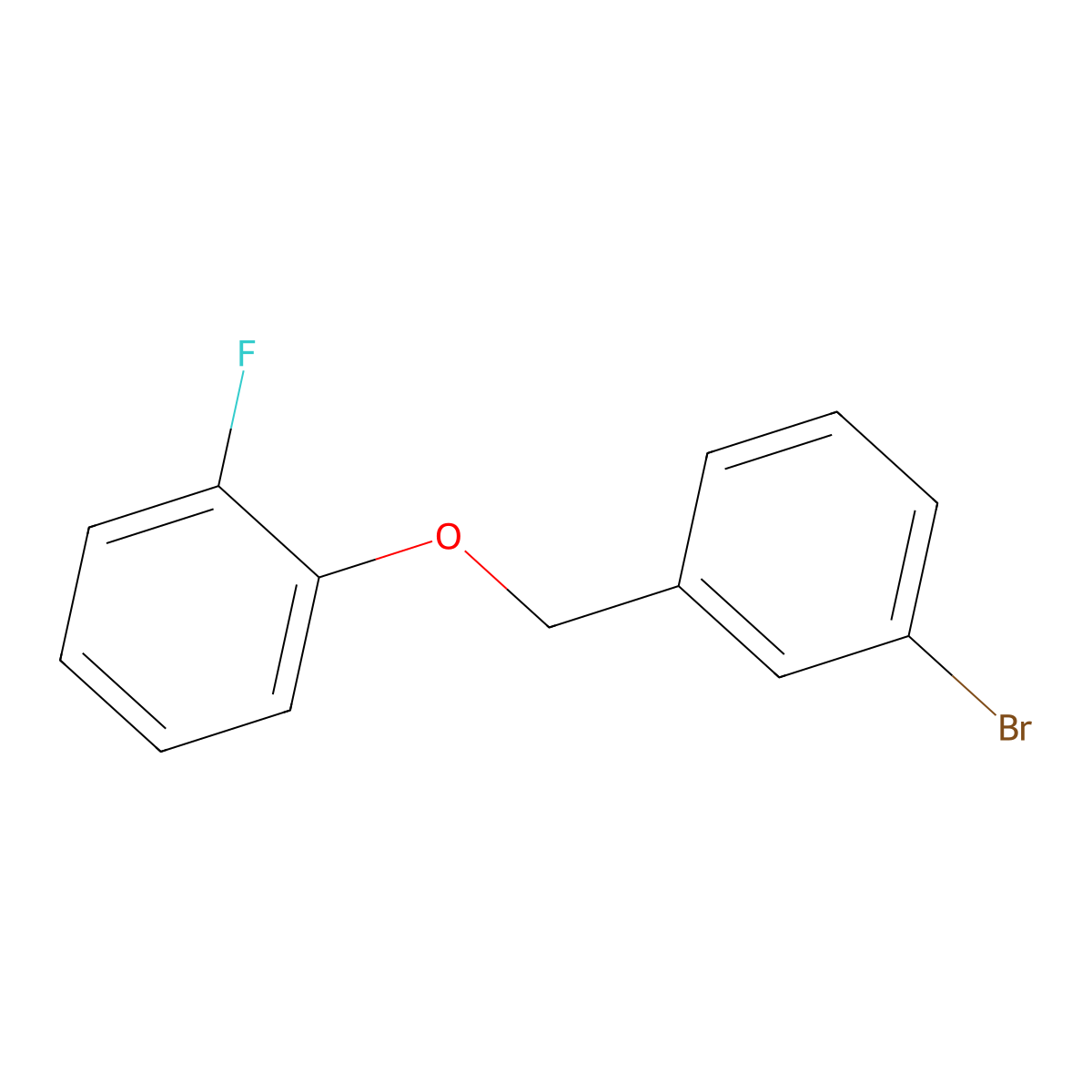 1-((3-Bromobenzyl)oxy)-2-fluorobenzene molecular structure, CAS 1249718-61-3