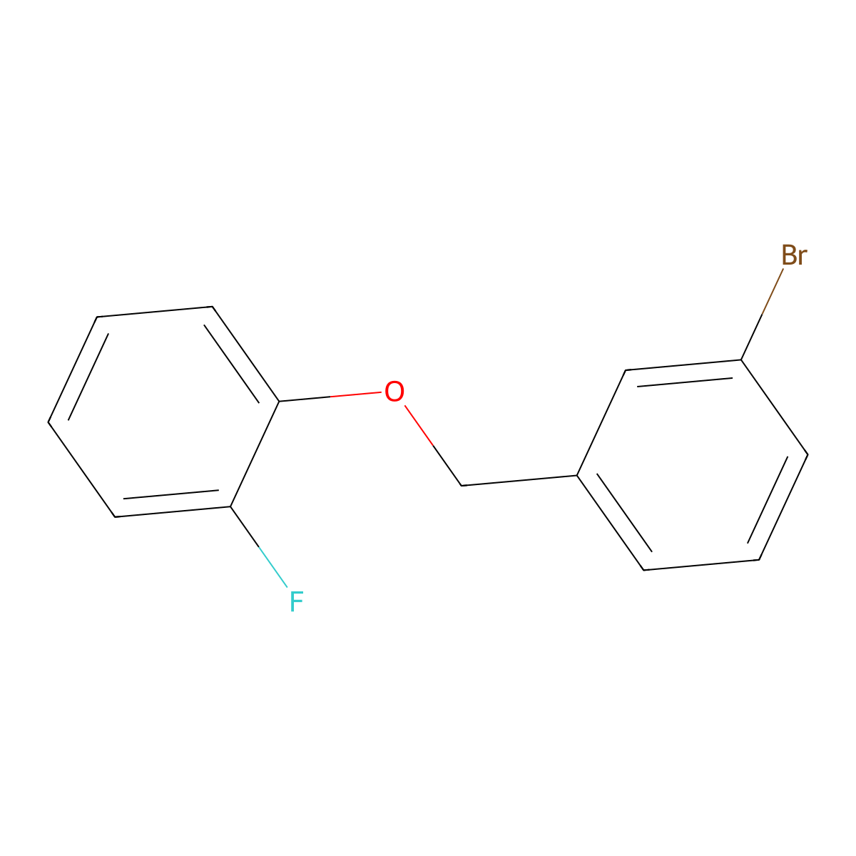 1-((3-Bromobenzyl)oxy)-2-fluorobenzene molecular structure, CAS 1249718-61-3