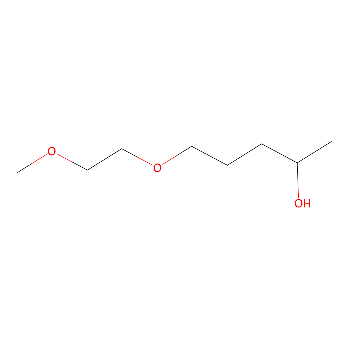 5-(2-Methoxyethoxy)pentan-2-ol molecular structure, CAS 1249730-38-8