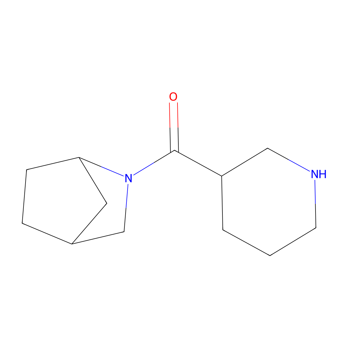 2-(Piperidine-3-carbonyl)-2-azabicyclo[2.2.1]heptane molecular structure, CAS 1249741-43-2