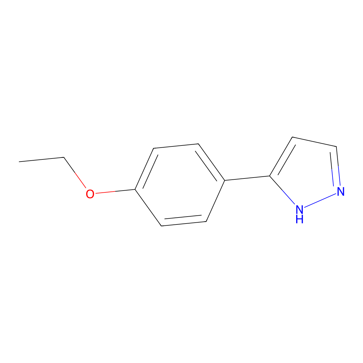 3-(4-Ethoxyphenyl)-1h-pyrazole molecular structure, CAS 1249750-89-7